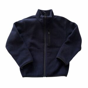 Uniqlo Fleece Boy’s 7/8 Long Sleeve Zip Fleece Jacket Outdoor